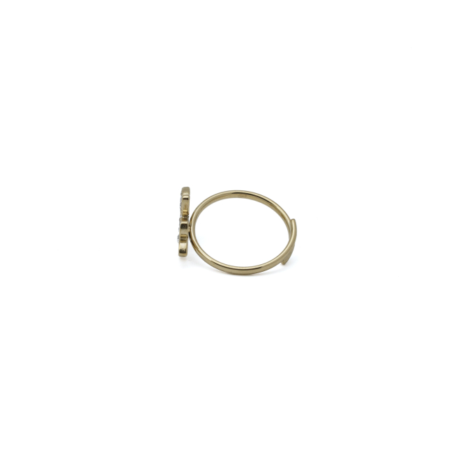ANILLO ZO13452R Dorado Acero Inoxidable -A57
