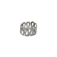 ANILLO ZO14107R Plateado Acero Inoxidable -2A25