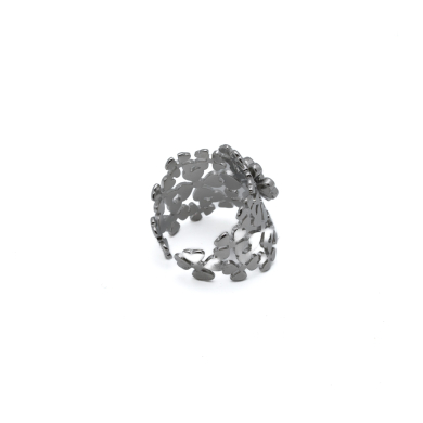 ANILLO ZO13556R Plateado Acero Inoxidable -A44