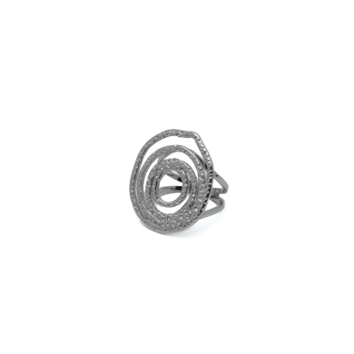 ANILLO ZO13077R Plateado Acero Inoxidable -2A47