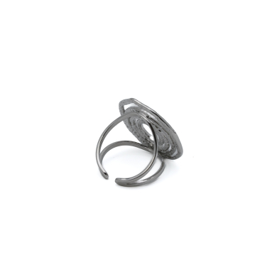 ANILLO ZO13077R Plateado Acero Inoxidable -2A47