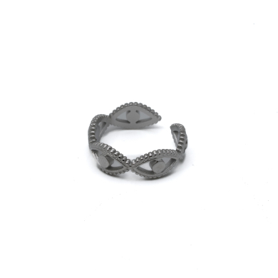 ANILLO ZO14292R Plateado Acero Inoxidable -2A46