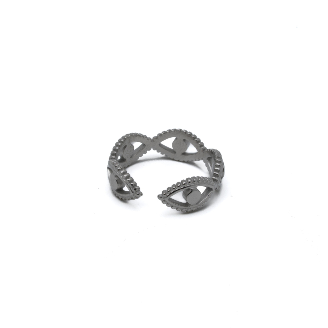 ANILLO ZO14292R Plateado Acero Inoxidable -2A46