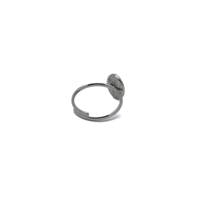 ANILLO ZO13348R Plateado Blanco Acero Inoxidable -A28