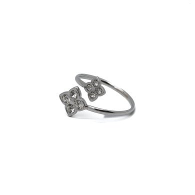 ANILLO ZO13672R Plateado Acero Inoxidable -A42