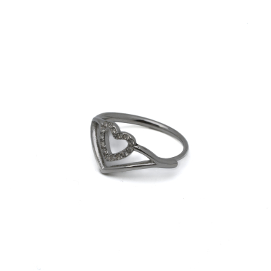 ANILLO ZO13754R Plateado Acero Inoxidable -A41