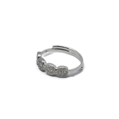 ANILLO ZO13001R Plateado Acero Inoxidable -A42