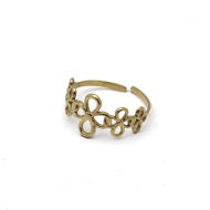 ANILLO ZO14327R Dorado Acero Inoxidable -2A22