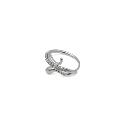 ANILLO ZO13734R Plateado Acero Inoxidable -A31