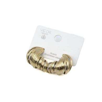 ARETES ZO10060E300 DORADO Acero Inxidable F41