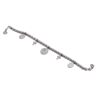 PULSERA ZO12826B Plateado Acero Inoxidable -2C42