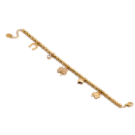 PULSERA ZO12829B Dorado Acero Inoxidable -2C44
