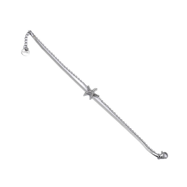 PULSERA ZO13612B Plateado Acero Inoxidable -2B36