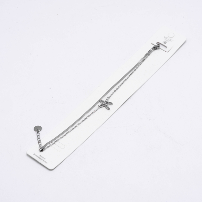 PULSERA ZO13612B Plateado Acero Inoxidable -2B36