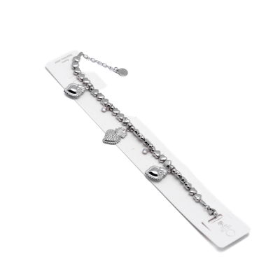 PULSERA ZO12785B Plateado Acero Inoxidable -2C41