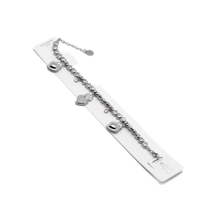 PULSERA ZO12785B Plateado Acero Inoxidable -2C41