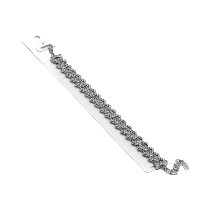 PULSERA ZO12884B Plateado Acero Inoxidable -2B37
