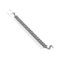 PULSERA ZO12884B Plateado Acero Inoxidable -2B37
