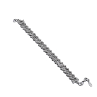 PULSERA ZO12884B Plateado Acero Inoxidable -2B37
