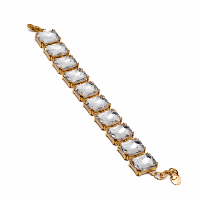 PULSERA ZO13542B DORADO BLANCO Acero Inxidable 2C24