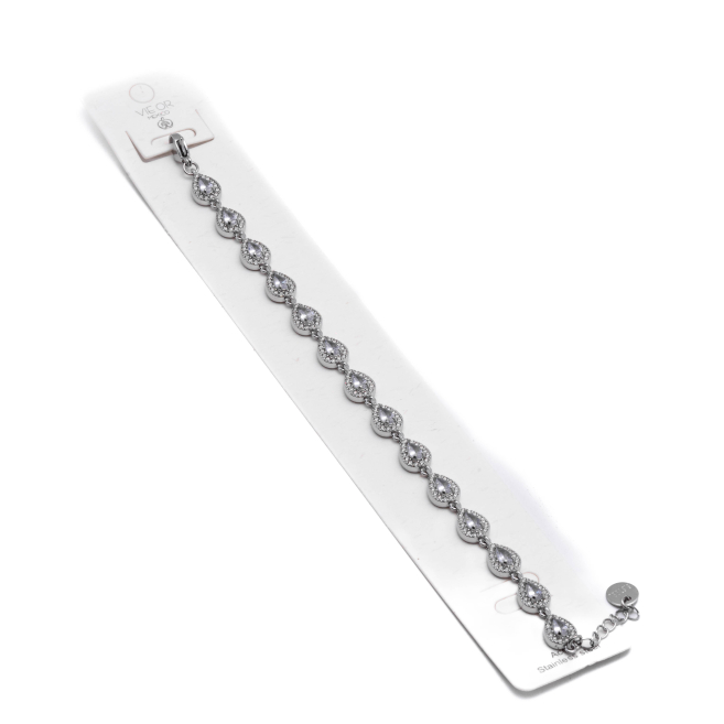 PULSERA ZO13826B Plateado Acero Inoxidable -2B21