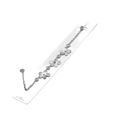 PULSERA ZO12815B Plateado Acero Inoxidable -B45