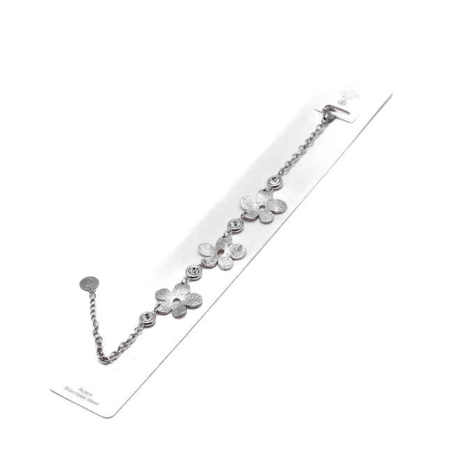 PULSERA ZO12815B Plateado Acero Inoxidable -B45