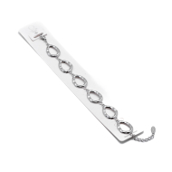 PULSERA ZO13376B Plateado Acero Inoxidable 2B25