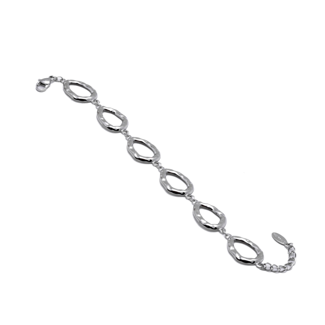 PULSERA ZO13376B Plateado Acero Inoxidable 2B25