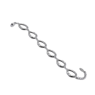 PULSERA ZO13376B Plateado Acero Inoxidable 2B25