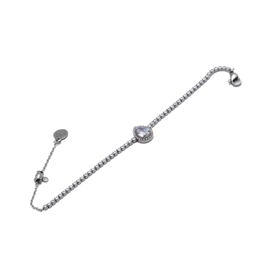 PULSERA ZO13141B Plateado Acero Inoxidable 2B32