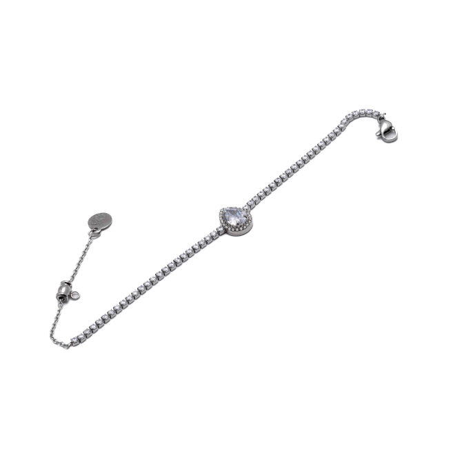 PULSERA ZO13141B Plateado Acero Inoxidable 2B32