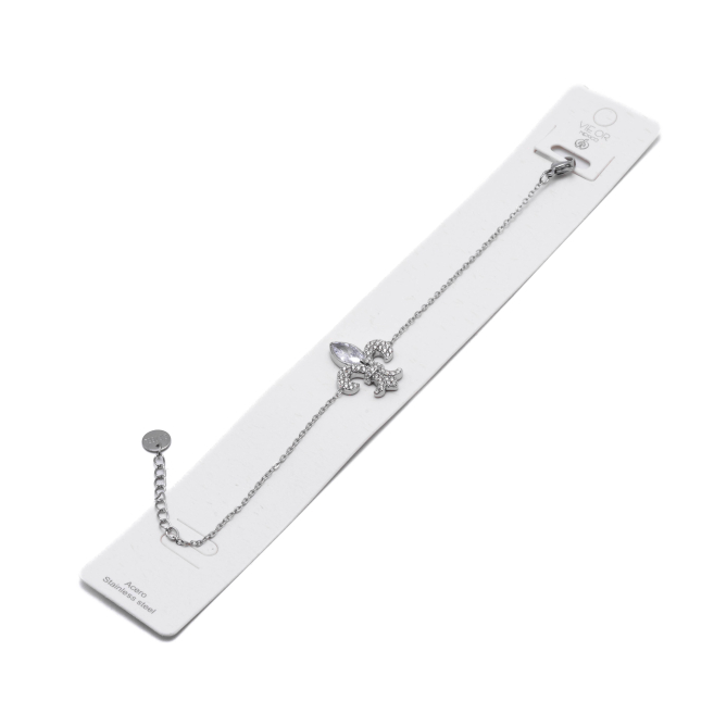 PULSERA ZO13620B Plateado Acero Inoxidable -2B11