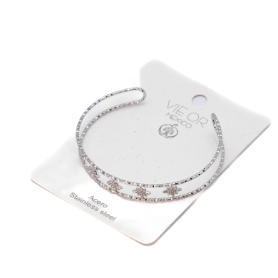 BRAZALETE ZO13811B Plateado Acero Inoxidable 2C48