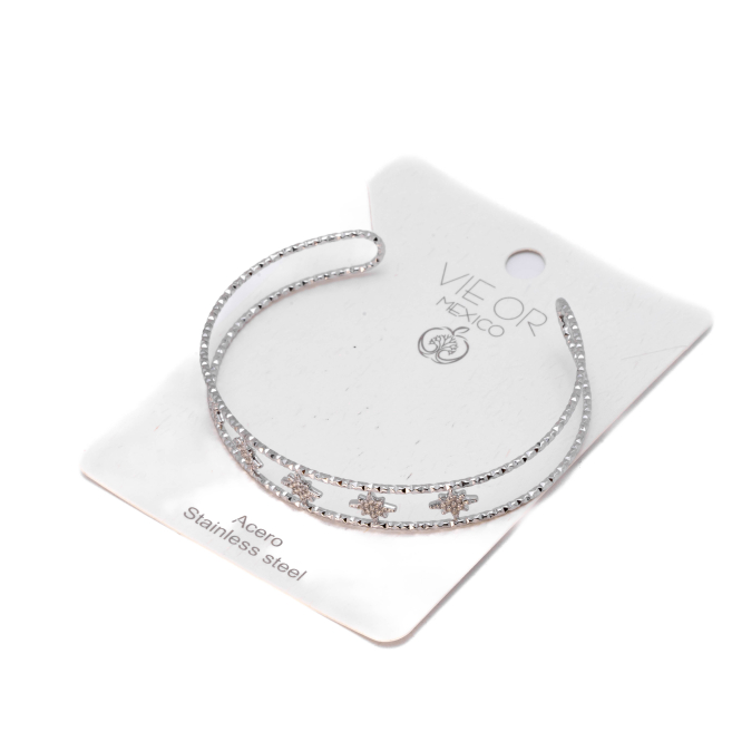 BRAZALETE ZO13811B Plateado Acero Inoxidable 2C48