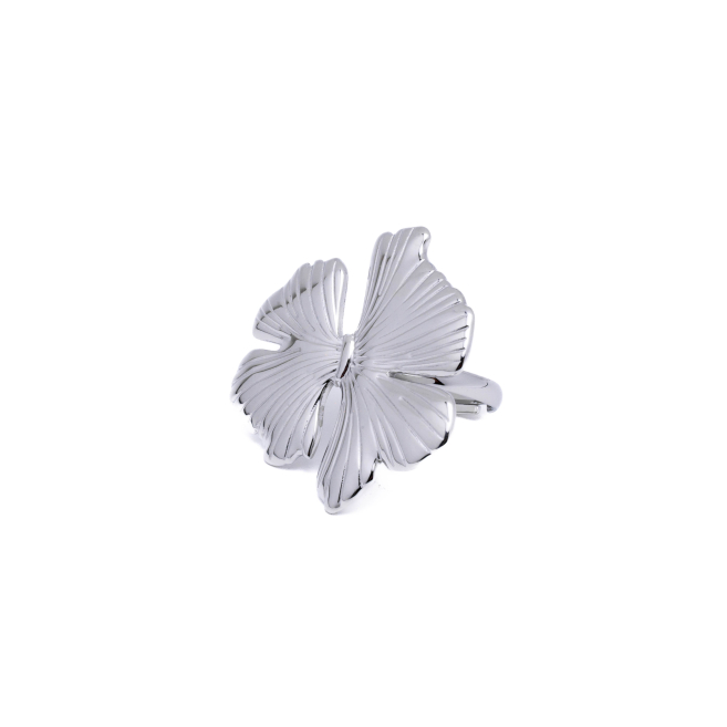 ANILLO ZO10388R150 Plateado Acero Inoxidable -2A54