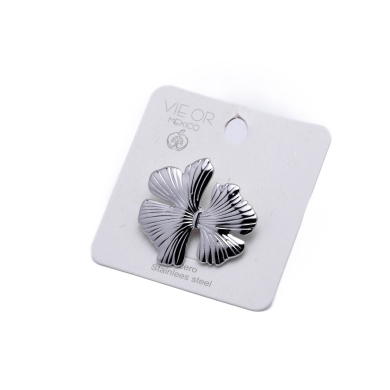 ANILLO ZO10388R150 Plateado Acero Inoxidable -2A54