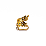 ANILLO ZO8734R Dorado Acero Inoxidable -2A57