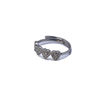 ANILLO ZO12999R Plateado Acero Inoxidable -A41