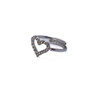 ANILLO ZO14784R Plateado Acero Inoxidable -A31
