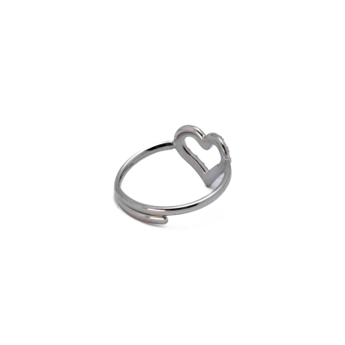 ANILLO ZO14784R Plateado Acero Inoxidable -A31