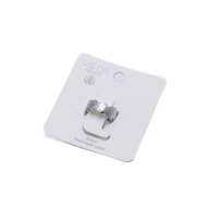 ANILLO ZO8573R Plateado Acero Inoxidable -2A37