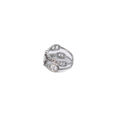 ANILLO ZO15059R Plateado Acero Inoxidable A14