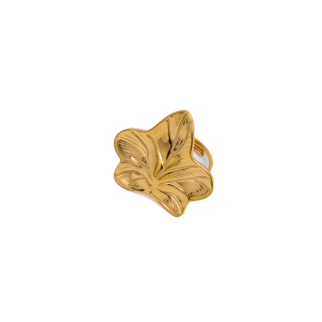 ANILLO ZO13064R Dorado Acero Inoxidable -A55