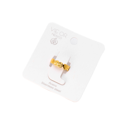 ANILLO ZO8570R Dorado Acero Inoxidable -2A37
