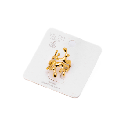 ANILLO ZO14098R Dorado Acero Inoxidable 2A310