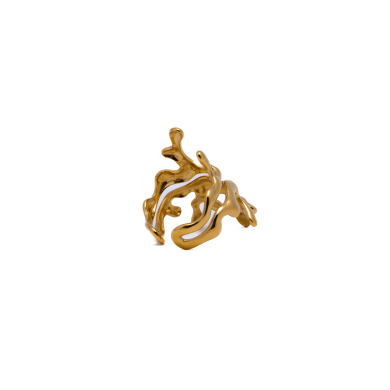 ANILLO ZO14098R Dorado Acero Inoxidable 2A310