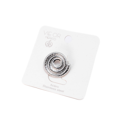 ANILLO ZO10000R150 Plateado Acero Inoxidable A47 A47