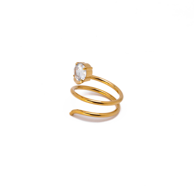 ANILLO ZO12761R Dorado Acero Inoxidable -A22