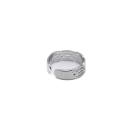 ANILLO ZO8571R Plateado Acero Inoxidable -2A23